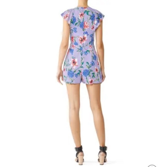 Parker Ana floral romper size 10 - Picture 3 of 13